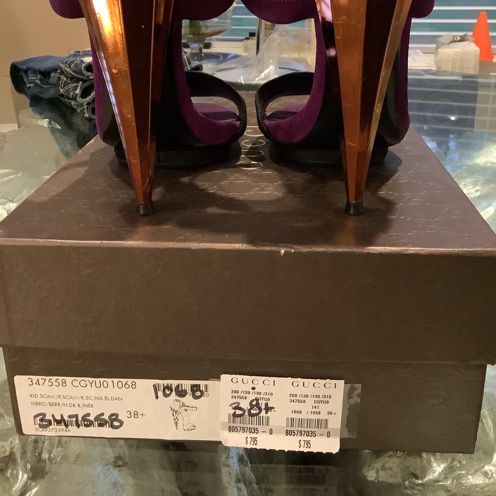 GUCCI Runway ‘Liberty’ Platform Sandals - Picture 10 of 12